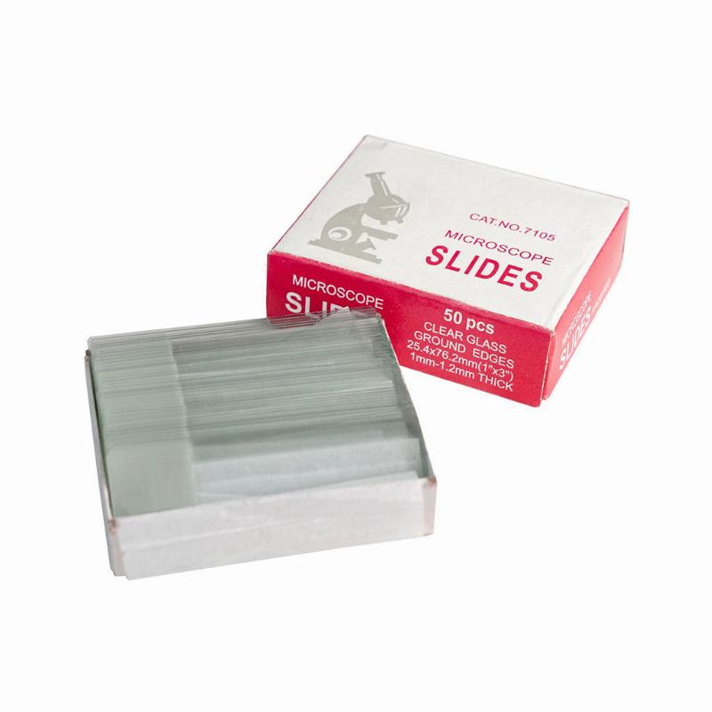 Предметне скло NANTONG 1-1,2 мм., промите та знежирене, з нешліфованим краєм, з матовим полем, для IVD